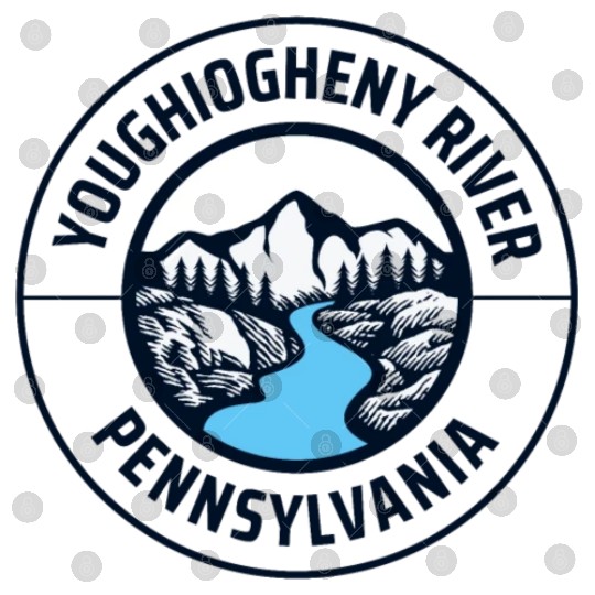 Youghiogheny River Pennsylvania State Lovers Mount Digital Files