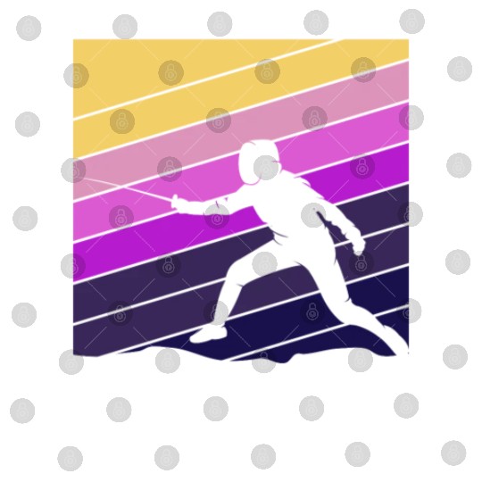 Fencing Sport Duel En Garde Foil Digital Files