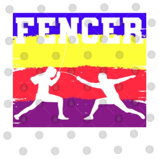 Fencing Sport Sword Fencer Foil Digital Files