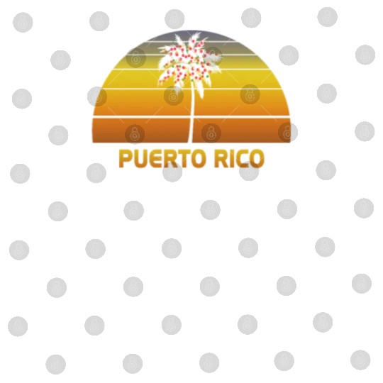 Puerto Rico Palm Tree Christmas Lights Family Digital Files