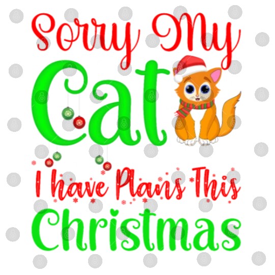 cristimas Cat, Merry Christmas cat Digital Files