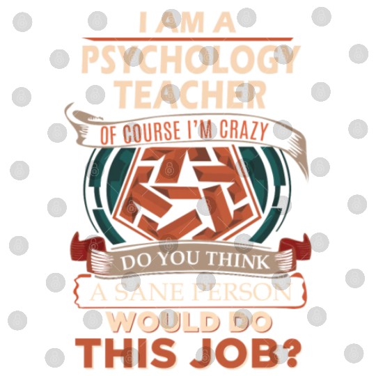 Psychology Teacher Digital Files - Sane Person Gift Item