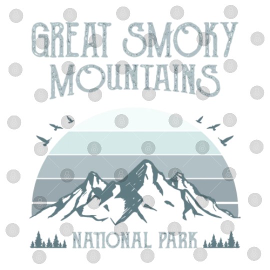 Great Smoky Mountains Vintage National Park Digital Files