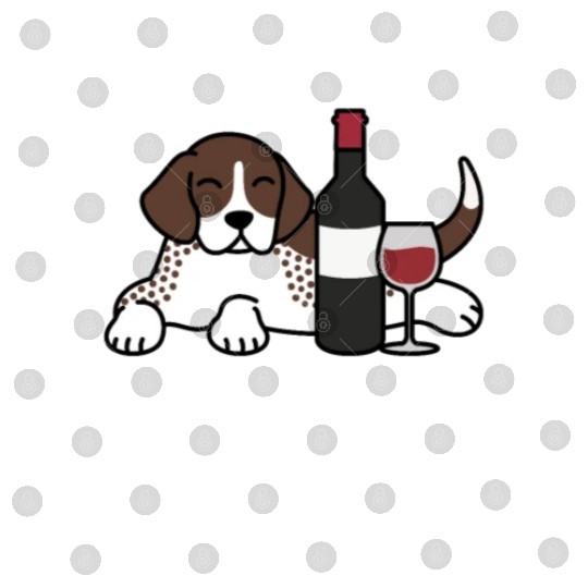 Drink Wine And Pet My German Shorthaired Pointer Digital Files