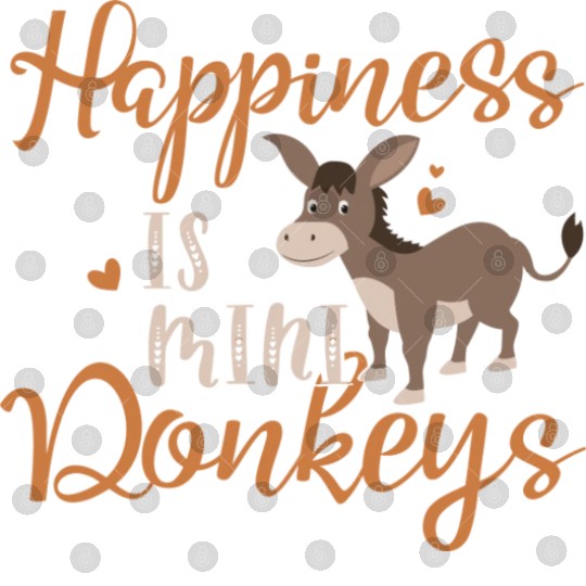 Miniature Donkeys Rancher Farmer Mini Donkey Lover Digital Files