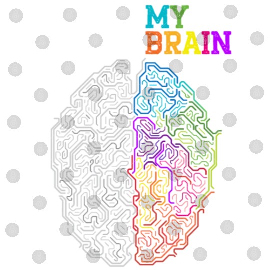 Your Brain My Brain Embrace Neurodiversity ADHD Digital Files