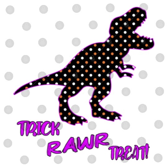 Trick RAWR Treat! - Halloween Tyrannosaurus Rex Digital Files
