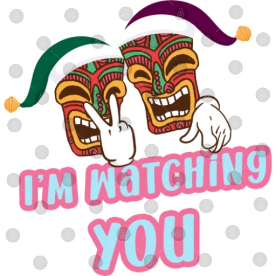 I'm Watching You Christmas In July Surfing Santa C Digital Files
