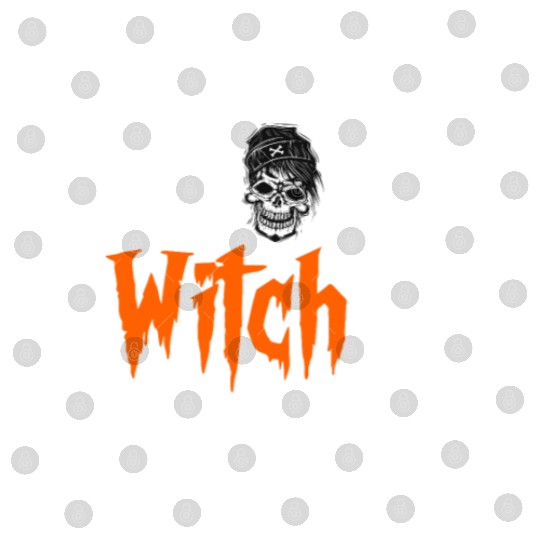 I'm with the witch, Scary and funny witch skull Digital Files