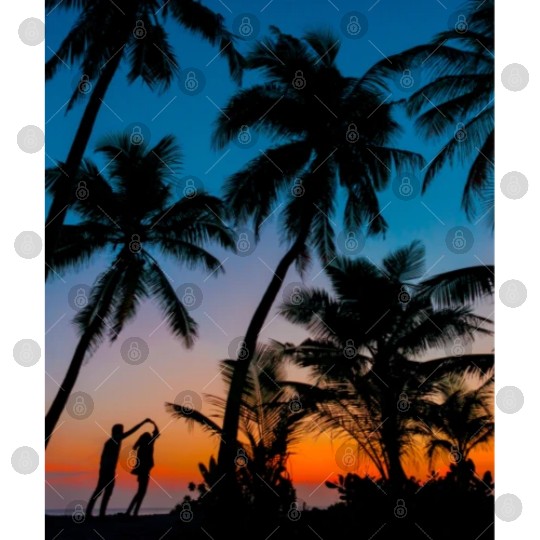 SWEETNESS OF DANCE -SUNSET IMAGE. Digital Files