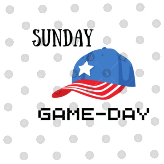 GAME Day Sunday Cute on Holiday Digital Files
