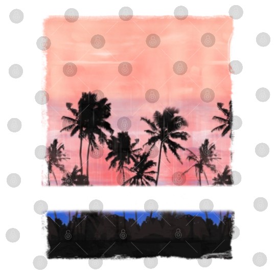 Bahamas Caribbean Vacation Souvenir Palm Tree Digital Files