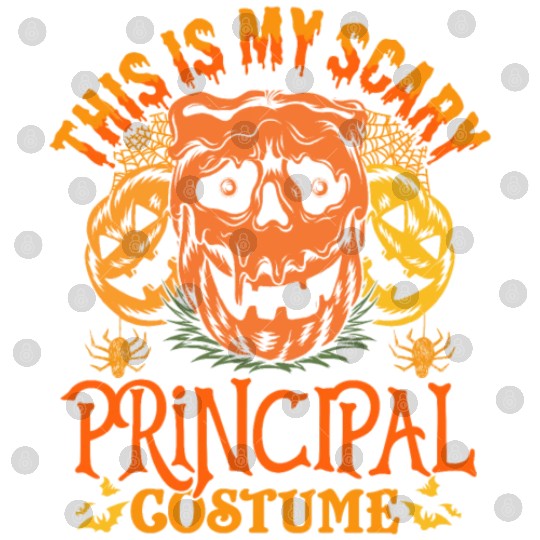 This Is My Scary Principal Costume Funny Halloween Digital Files