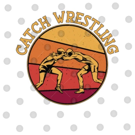 Catch Wrestling Wrestler Fight Grappling Retro Digital Files