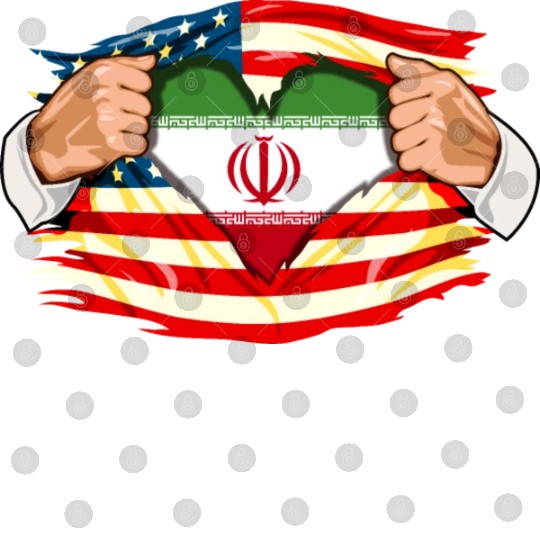 Persians Who Live in America Iran Flag Digital Files