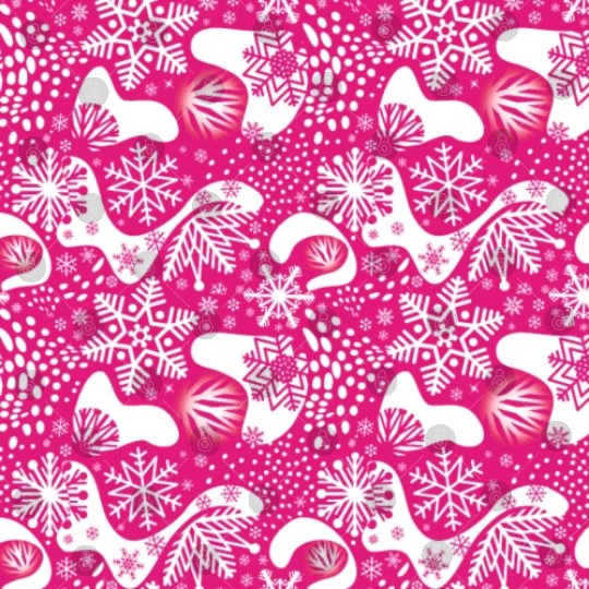 Abstract Pink Winter Pattern Digital Files
