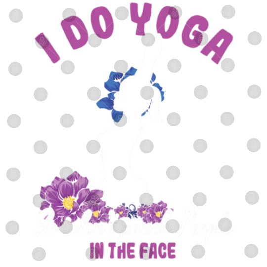 Relax Yoga Zen Mandala Meditate Funny Punch Yoga Digital Files