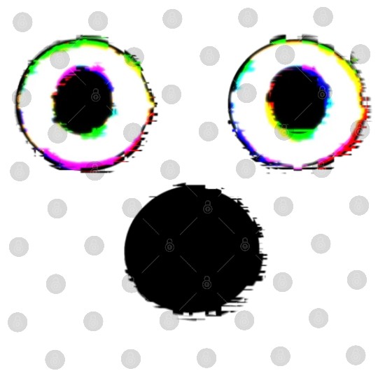 Glitch Ghost Face Digital Files