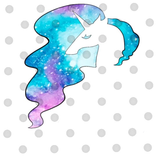Elegant Galaxy Unicorn Digital Files