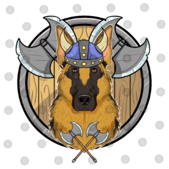 German Shepherd I Valhalla I Viking Digital Files