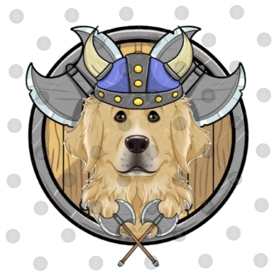 Golden Retriever I Valhalla I Viking Digital Files