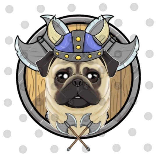 Pug I Valhalla I Viking Digital Files