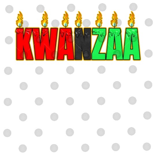 Afro American Candle Kinara Kwanzaa Digital Files