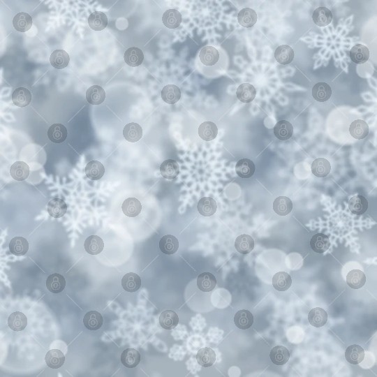 Grey White Snowflakes Pattern Digital Files