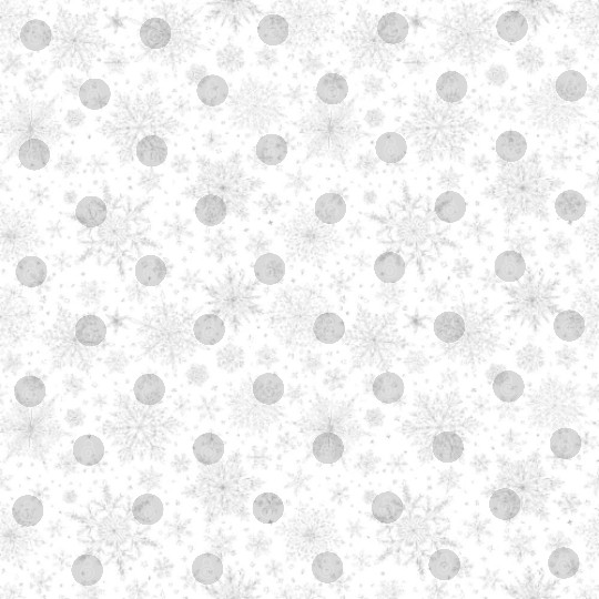 Modern Snowflakes Pattern White Silver Digital Files