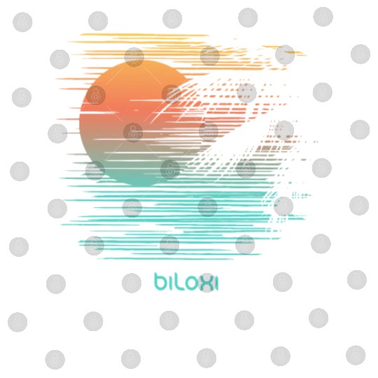 Artistic Biloxi Mississippi Palm Tree Vacation Digital Files