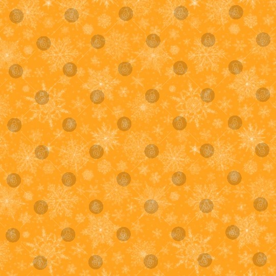 Orange Snowflakes Pattern Digital Files