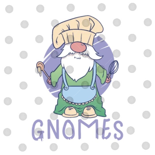 Cooking Cook Chef Gnomes Gnome Lover Funny Gnome Digital Files