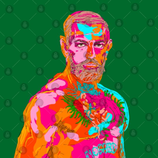 Conor McGregor abstract painting Digital Files