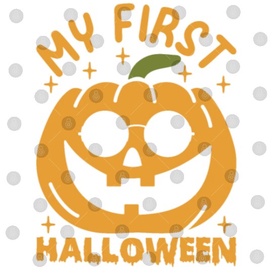 Halloween Baby Shower Newborn Baby My First Hallo Digital Files