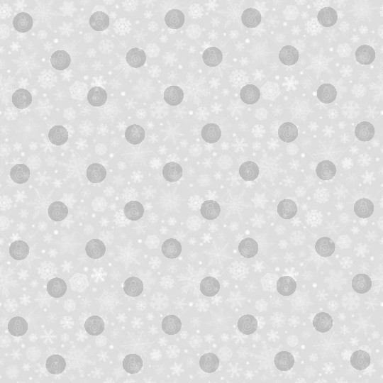 Grey Snowflakes Pattern Digital Files