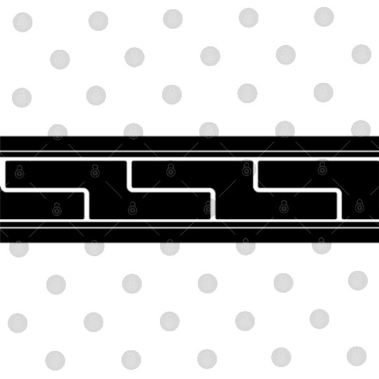 Aztec Tribal Tile Edge Pattern Design Digital Files