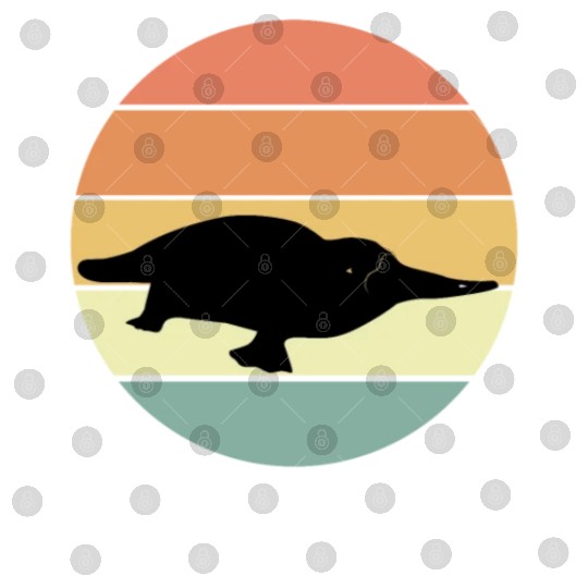 Retro Platypus Digital Files