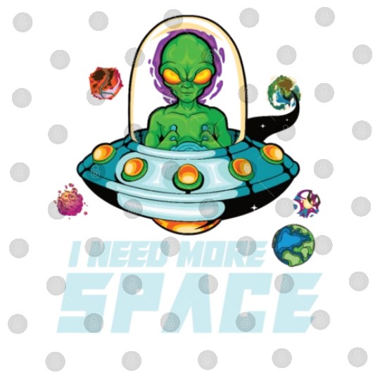 Alien Extraterrestrial Area 51 UFO Space Geek Gift Digital Files