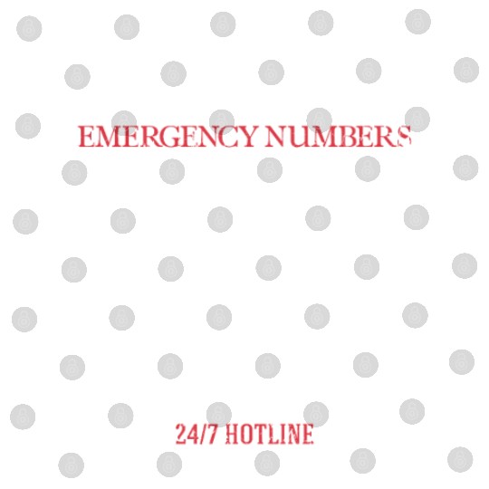 Bible Emergency Numbers 24 7 Hotline - bible lover Digital Files