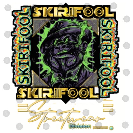 The GoRilla In Me Boss Skirifool design Digital Files