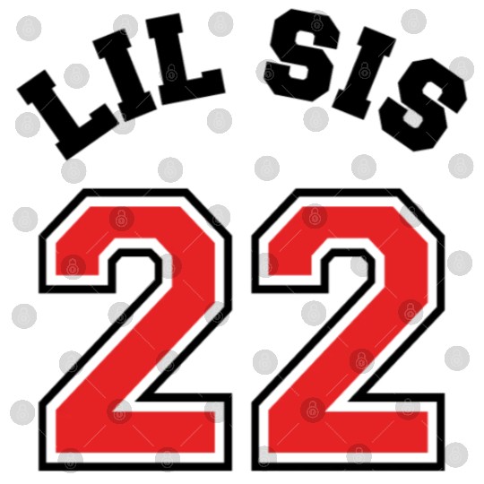 Lil Sis 2022 Little Sister Baby Family Birth Child Digital Files