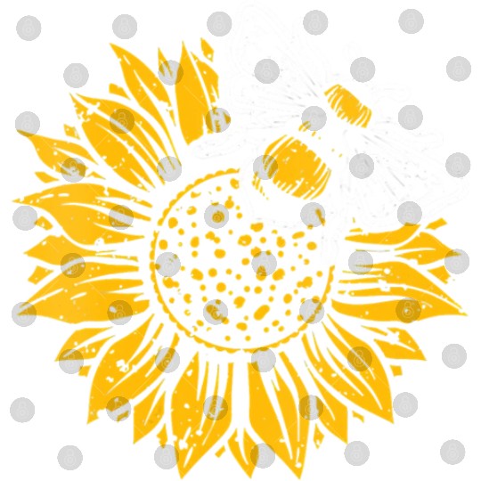 Womens Bumblebee Sunflower Springtime Save The Bee Digital Files