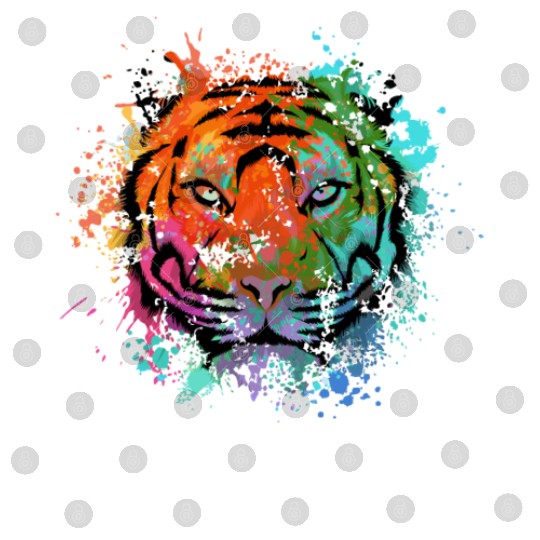 Abstract Tiger Digital Files