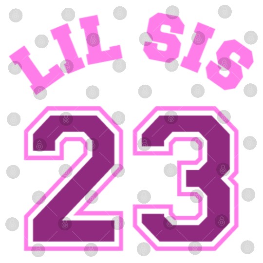 Lil Sis 2023 Little Sister Baby Family Birth Child Digital Files