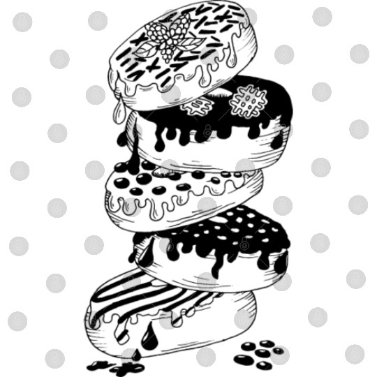 Donut Food Foodie Sweet Bakery Chocolate Donuts Digital Files