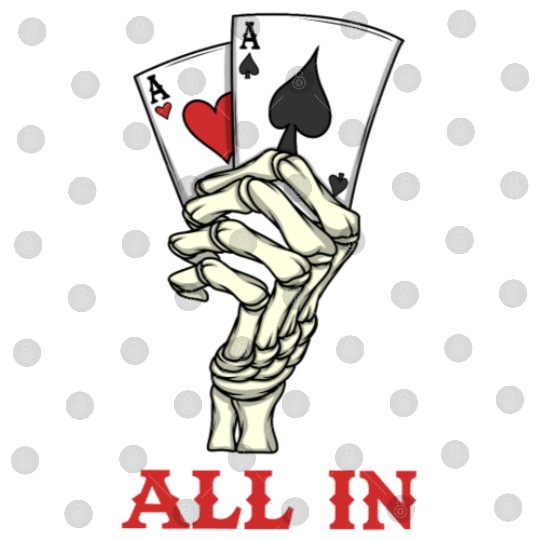 Poker Player Poker Cards Ace Skeleton Hand Poker Digital Files