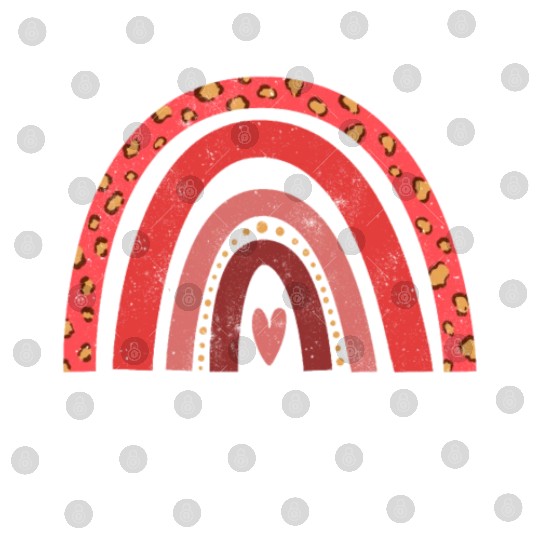 Rainbow Ribbon Week Awareness In October Wear Red Digital Files