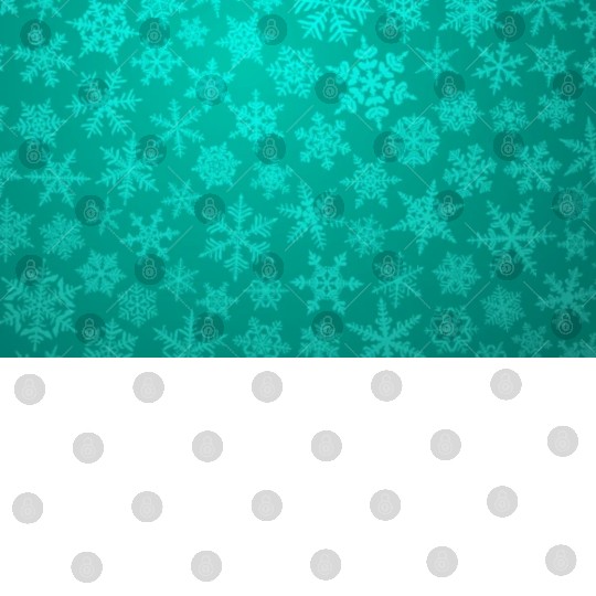 Teal Snowflakes Christmas Pattern Digital Files