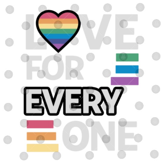 Rainbow unisex love for everyone Digital Files