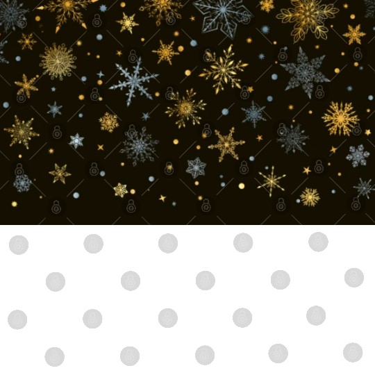 Elegant Snowflakes Black Gold Silver Digital Files